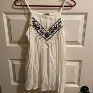 Anna Grace White Embroidered Blouse